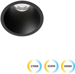 Viokef Lighting Dylan fekete LED mennyezetbe építhető lámpa (VIO-4311201) LED 1 izzós IP20 (4311201)