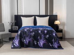  Cuvertura de pat VIOLET BUTTERFLY, albastru inchis Dimensiune: 170 x 210 cm