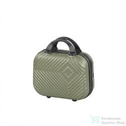 Leziter TraveLux Pro neszeszer keményfedeles 23x30x14 cm olajzöld 8016-OG12 (8016-OG12)