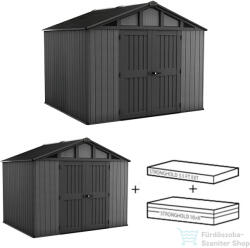 Keter Stronghold 10x11, 5 műanyag kerti ház szürke 260742_260799 (260742_260799)