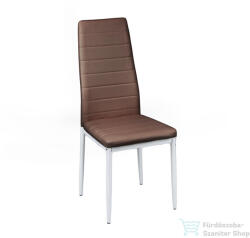 Leziter Tino NOVA Étkezőszék barna textilbőr + fém - barna MDC-001-Brown (MDC-001-Brown)