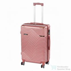 Leziter TraveLux Urban közepes bőrönd keményfedeles 68x45x25 cm rosegold 833-RG24 (833-RG24)