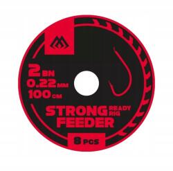 Mikado Strong Feeder Mikado horog 2-es damil 0.22mm/100cm 8 db (HPF002-02B-022)