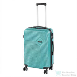 Leziter TraveLux Pro közepes bőrönd keményfedeles 68x45x25 cm lagúnakék 8016-LK24 (8016-LK24)