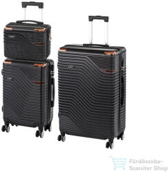 Leziter TraveLux Urban XIX gurulós bőrönd szett fekete LTRUBS-XIX-BL (LTRUBS-XIX-BL)