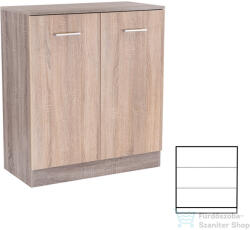 Leziter Miami komód 2 ajtós 80x92 cm sonoma tölgy-yorki tölgy LMK2ASTYT (LMK2ASTYT)
