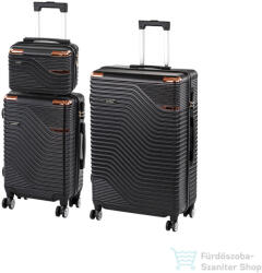 Leziter TraveLux Urban XVI gurulós bőrönd szett fekete LTRUBS-XVI-BL (LTRUBS-XVI-BL)