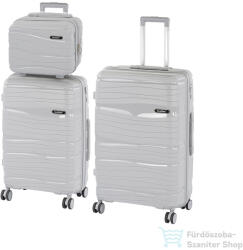 Leziter TraveLux Voyager X gurulós bőrönd szett szürke LTRVBS-X-GR (LTRVBS-X-GR)