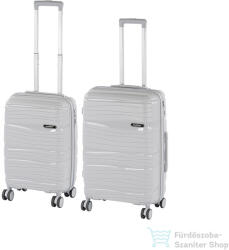 Leziter TraveLux Voyager V gurulós bőrönd szett szürke LTRVBS-V-GR (LTRVBS-V-GR)