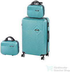 Leziter TraveLux Pro XIII gurulós bőrönd szett lagúnakék LTRPBS-XIV-LK (LTRPBS-XIV-LK)