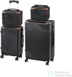 Leziter TraveLux Urban XXIII gurulós bőrönd szett fekete LTRUBS-XXIII-BL (LTRUBS-XXIII-BL)