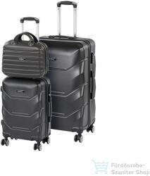 Leziter TraveLux Max IX gurulós bőrönd szett fekete LTRMBS-IX-BL (LTRMBS-IX-BL)