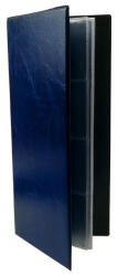 BLUERING Névjegytartó Maxi pvc borítású karton 80 darabos kék (6-202M)
