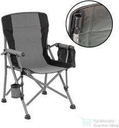 Leziter Comfort Plus karfás horgász szék pohártartóval szürke YF-02-GRAY (YF-02-GRAY)