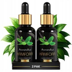 Aromaholik Bio Kámfor Illóolaj Természetes Kámfor Illóolajok 2x 30ml (Olejek z Kamfory Eteryczny do Sauny)