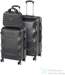 Leziter TraveLux Max X gurulós bőrönd szett fekete LTRMBS-X-BL (LTRMBS-X-BL)