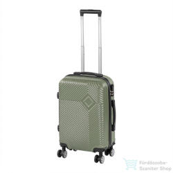 Leziter TraveLux Pro kabinbőrönd keményfedeles levehető kerékkel 50x40x20 cm olajzöld 8016-OG20 (8016-OG20)