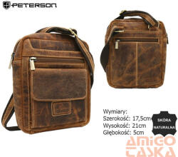 Peterson Férfi Bőr Táska Ptn Pr-99-Tmh-5962 Tan - Világos Barna (PTN PR-99-TMH-5962)