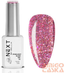  Next By Zellia Gél Lakk 10Ml - Starlight Glaze - 001 (SLG-001)