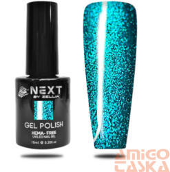  Next By Zellia Gél Lakk 10Ml - Hema / Tpo Free - ZB-129 - Tengermélység -Zöldeskék (ZB-129)