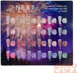  Next By Zellia - Luminous Sparkle Gel Szín Paletta (LSG-PLT)