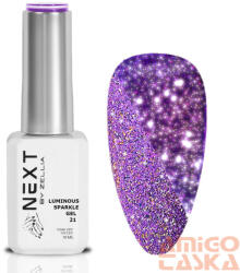  Next By Zellia Gél Lakk 10Ml - Luminous Sparkle Gel - 021 (LSG-021)