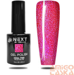  Next By Zellia Gél Lakk 10Ml - Hema / Tpo Free - ZB-079 - Szenvedély Pink Neon Pink Csillámos (ZB-79)