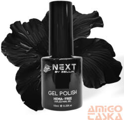  Next By Zellia Gél Lakk 10Ml - Hema / Tpo Free - ZB-012 - Fekete (ZB-012)