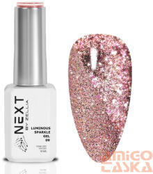  Next By Zellia Gél Lakk 10Ml - Luminous Sparkle Gel - 009 (LSG-009)