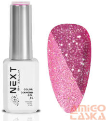  Next By Zellia Gél Lakk 10Ml - Color Diamond Gel- 001 (DMG-001)