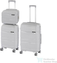 Leziter TraveLux Voyager VIII gurulós bőrönd szett szürke LTRVBS-VIII-GR (LTRVBS-VIII-GR)