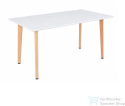 Leziter Silla 120 cm szögletes étkezőasztal fehér LN-102-12070-RE (LN-102-12070-RE)