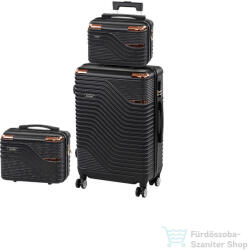 Leziter TraveLux Urban XIII gurulós bőrönd szett fekete LTRUBS-XIII-BL (LTRUBS-XIII-BL)