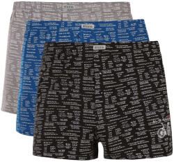 Andrie 3PACK férfi bő szárú boxeralsó Andrie többszínű (PS 5971) XL