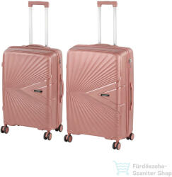 Leziter TraveLux Endure IV gurulós bőrönd szett barackrózsaszín LTREBS-IV-RG (LTREBS-IV-RG)