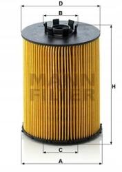 Mann-Filter Szűrő Ol. bmw 5 E60 540-550 05-