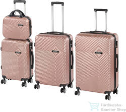 Leziter TraveLux Pro XXV gurulós bőrönd szett rosegold LTRPBS-XXV-RG (LTRPBS-XXV-RG)