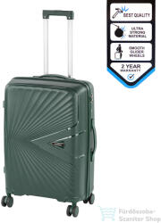 Leziter TraveLux Endure közepes bőrönd keményfedeles 68x45x25 cm sötetzöld M7905-DG24 (M7905-DG24)