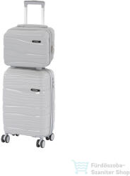 Leziter TraveLux Voyager II gurulós bőrönd szett szürke LTRVBS-II-GR (LTRVBS-II-GR)