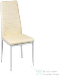 Leziter Tino NOVA Étkezőszék bézs textilbőr + fém MDC-001-Beige (MDC-001-Beige)