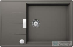 SCHOCK Tia D-100LS CRISTADUR® Silverstone 780x500 mm gránit kompozit konyhai mosogatótálca, sötétszürke TIAD100LSSILVSA (TIAD100LSSILVSA)