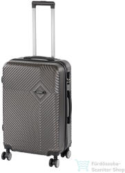 Leziter TraveLux Pro közepes bőrönd keményfedeles 68x45x25 cm szürke 8016-GR24 (8016-GR24)