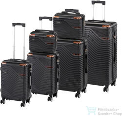 Leziter TraveLux Urban XXXXXII gurulós bőrönd szett fekete LTRUBS-XXXXXII-BL (LTRUBS-XXXXXII-BL)