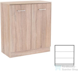 Leziter Miami komód 2 ajtós 80x92 cm sonoma tölgy-sonoma tölgy LMK2ASTST (LMK2ASTST)