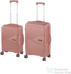 Leziter TraveLux Endure II gurulós bőrönd szett barackrózsaszín LTREBS-II-RG (LTREBS-II-RG)