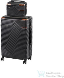 Leziter TraveLux Urban V gurulós bőrönd szett fekete LTRUBS-V-BL (LTRUBS-V-BL)