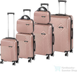 Leziter TraveLux Pro XXXXXIV gurulós bőrönd szett rosegold LTRPBS-XXXXXIVRG (LTRPBS-XXXXXIVRG)