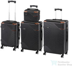 Leziter TraveLux Urban XXIV gurulós bőrönd szett fekete LTRUBS-XXIV-BL (LTRUBS-XXIV-BL)