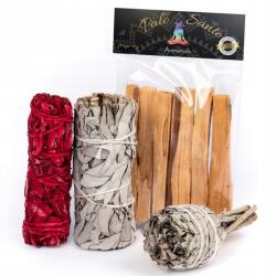 Aromaholik Zsálya Fehér füstölő Palo Santo Aromaterápiás szett (5906843605196)