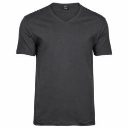 Tee Jays Tricou Sof Tee cu mânecă scurtă și decolteu în V - Gri închis | L (TJ8006-1000183354)